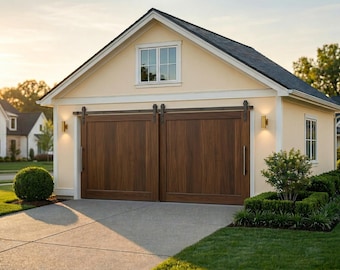 32x32 Garage Plans with Loft, 2 Car Garage Plan, Full Construction Drawings, Material List, DIY Garage Build, Detached Garage Blueprint