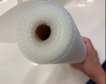 Non Slip Shelf Liner 12x20FT Non Adhesive Waterproof Drawer & Cabinet Liner Washable EVA Fridge Shelf Protector Kitchen Organizer Roll