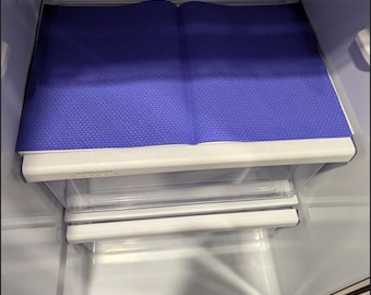 Refrigerator Shelf Liners Set of 10, Washable EVA Fridge Mats Non Slip Drawer Cabinet Liners, Cut to Size Kitchen Organizer Pads.