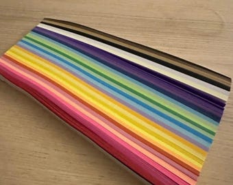 Lucky Star Origami Paper Strips 2060 Sheets | 27 Color Double Sided Star Folding Paper | DIY Paper Stars for Crafts, Notes & Room Decor,