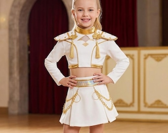 KPop Demon Hunters Kids Dress, Cute KPop Super Girls Outfit, Kpop Clothes, Demon Hunter Costume, Kpop Super girls, Rumi Zoey Clothes
