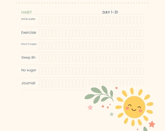 Habit Tracker - Budget