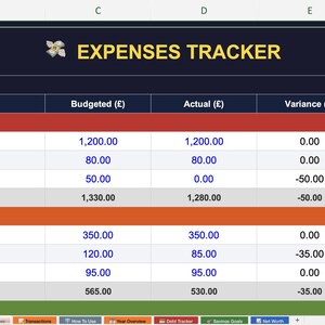 Minimalist Monthly Budget Planner Excel | Simple Money Tracker Spreadsheet | Clean Finance Template | Quiet Budget System image 4