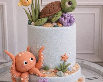 ocean theme diaper cake