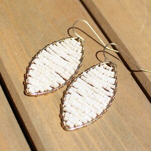 Marquise Fern Earrings - Seed and Soil