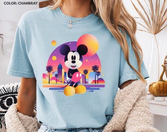Comfort Colors Mickey Shirt, Cute Mickey Shirts, Retro Mickey T-shirt, Mouse Shirt, Family Vacation Tshirt, Family Trip, Mickey Lover Gift