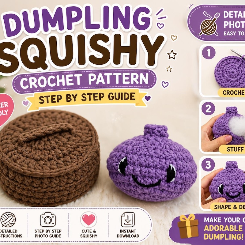 Viral Squishy Dumplings - Etsy UK