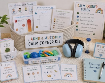ADHD & Autism Calm Corner Kit