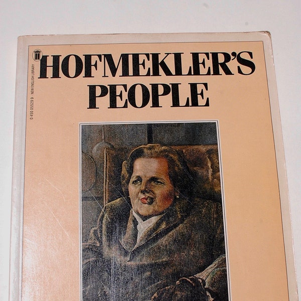 Hofmekler's People 1982 vintage art book Ori Hofmekler 1970s political cartoon satire illustration