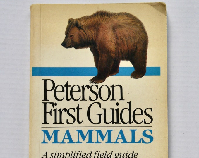 Vintage Peterson First Guides Mammals Book: North America Field Guide ...
