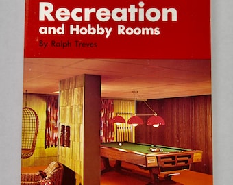 Vintage DIY Recreation Room Book: Ralph Treves, 1978