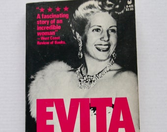 Vintage Evita Biography: Eva Peron by John Barnes, 1978 Paperback
