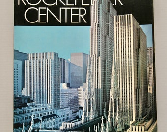 Rockefeller Center: 1978 Vintage Architecture Book, NYC Urban Planning
