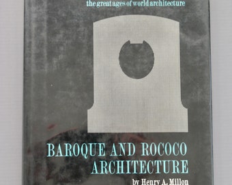 Vintage Baroque & Rococo Architecture Book: 17th Century Art History