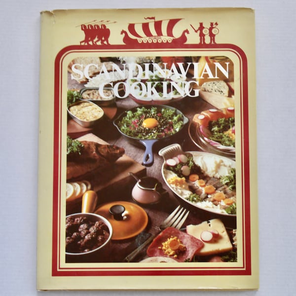 Scandinavian Cooking Beryl Frank 1977 vintage cookbook Sweden Finland Iceland Norway Denmark recipes desserts smorgasbord