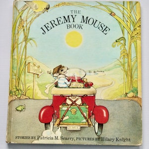The Jeremy Mouse Book Patricia M. Scarry Hilary Knight 1969 vintage children&#39;s big picture book first edition VG condition