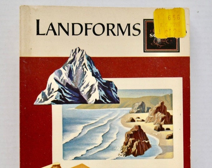 Landforms A Golden Science Guide 1971 Vintage Pocket Field Guide
