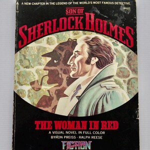 Son of Sherlock Holmes The Woman in Red 1977 vintage graphic novel comic book Byron Preiss Ralph Reese Fiction Illustrated Volume 4