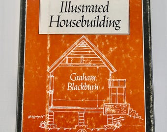 Vintage Illustrated Housebuilding Book: Graham Blackburn, 1974 DIY Guide