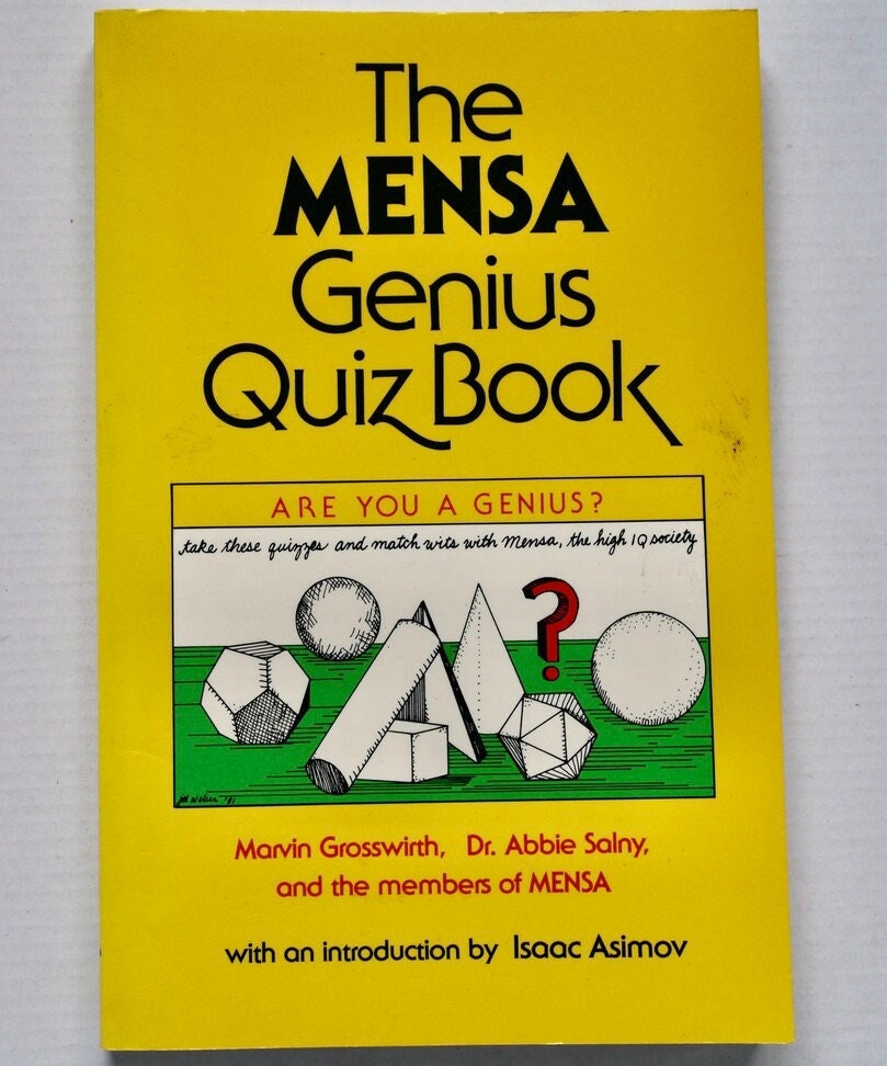 The Mensa Genius Quiz Book by Marvin Grosswirth