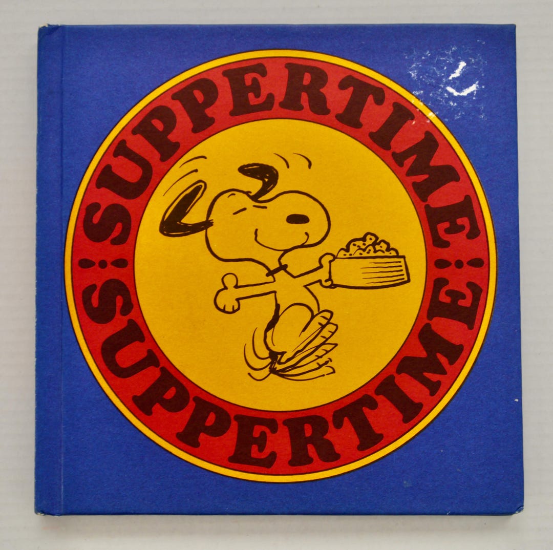 Vintage Snoopy Book: Suppertime! 1968 Peanuts Comic Strip - Etsy