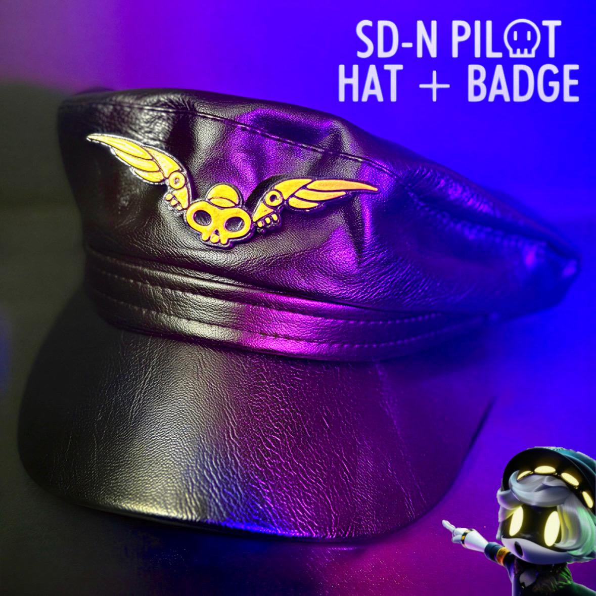SD-N Pilot Hat + Badge Murder Drones Cosplay - Etsy Denmark