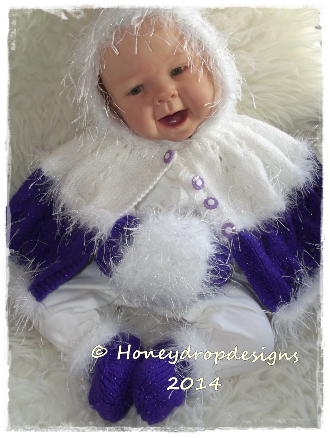 Candy Capers Reborn Baby Knitting Pattern 06 Months Approx. Etsy Israel