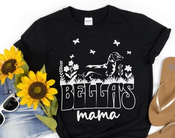 Floral Dachshund Mom Custom Shirt. Dachshund Mama Tshirt, Weiner Dog Mom Mother's Day Gift for Dachshund Lover Personalized Gift for Her