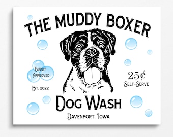 German Shepherd Laundry Room Sign Unique Personalized New Puppy Housewarming Pet Owner Gift Idea. Custom GSD Dog Mom Dog Dad Dog Artwork
