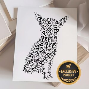 Chihuahua Dog Memorial Gift Name Art Portrait Pet Art Gift Pet Loss Memorial Custom Gift Dog Lover Remembrance Gifts Pet Sympathy Gifts