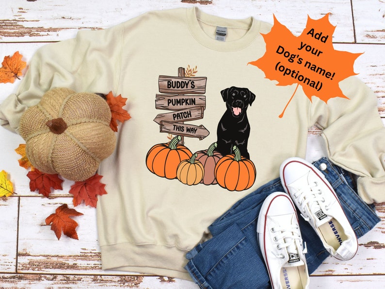 Doberman Halloween Sweatshirt. Fall Doberman Sweatshirt. Doberman Pinscher Halloween Shirt. Natural Ears Doberman Gifts. Autumn Dobie Shirt. image 5