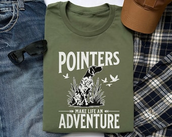 German Shorthaired Pointer Dog Shirt, Birthday Dog Lover Gifts for Men, Dog Dad Hunting Dog Person Christmas Gift, GSP Tee Father's Day Gift