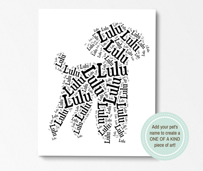 personalized death of toy poodle pet loss gifts loss of dog wall art remembrance gift Poodle custom name pet memorial sympathy gift ideas