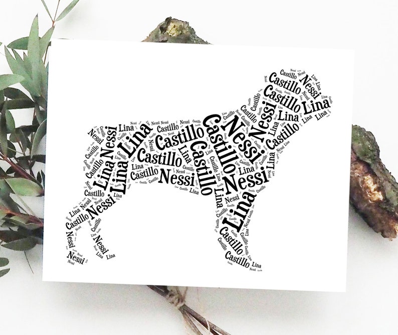Gift Pet Animal Home Decor Wall Art ART PRINT Rottweiler illustration Dog