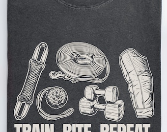 Chemise de dressage Schutzhund, haut Train Bite Repeat K9 Sport IGP, cadeau pour maître-chien de travail, t-shirt de dressage de chien de protection