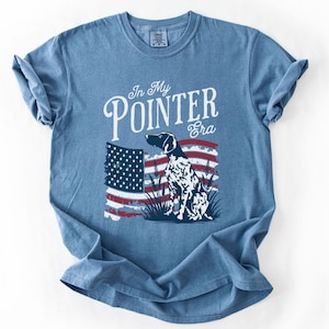 German Shorthaired Pointer Dog Shirt, Comfort Colors GSP Grunge Flag Shirt, Patriotic Shirt GSP Dog Lover Gifts, Pointer Dog Person Shirt