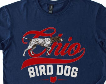 Chemise allemande de pointeur à poil court, chemise de chien d'oiseau d'Ohio, t-shirt de chien de chasse de SGP, cadeau de chasseur d'oiseau des hautes terres, chemise de chasse de l'Ohio, t-shirt de papa de chien de SGP
