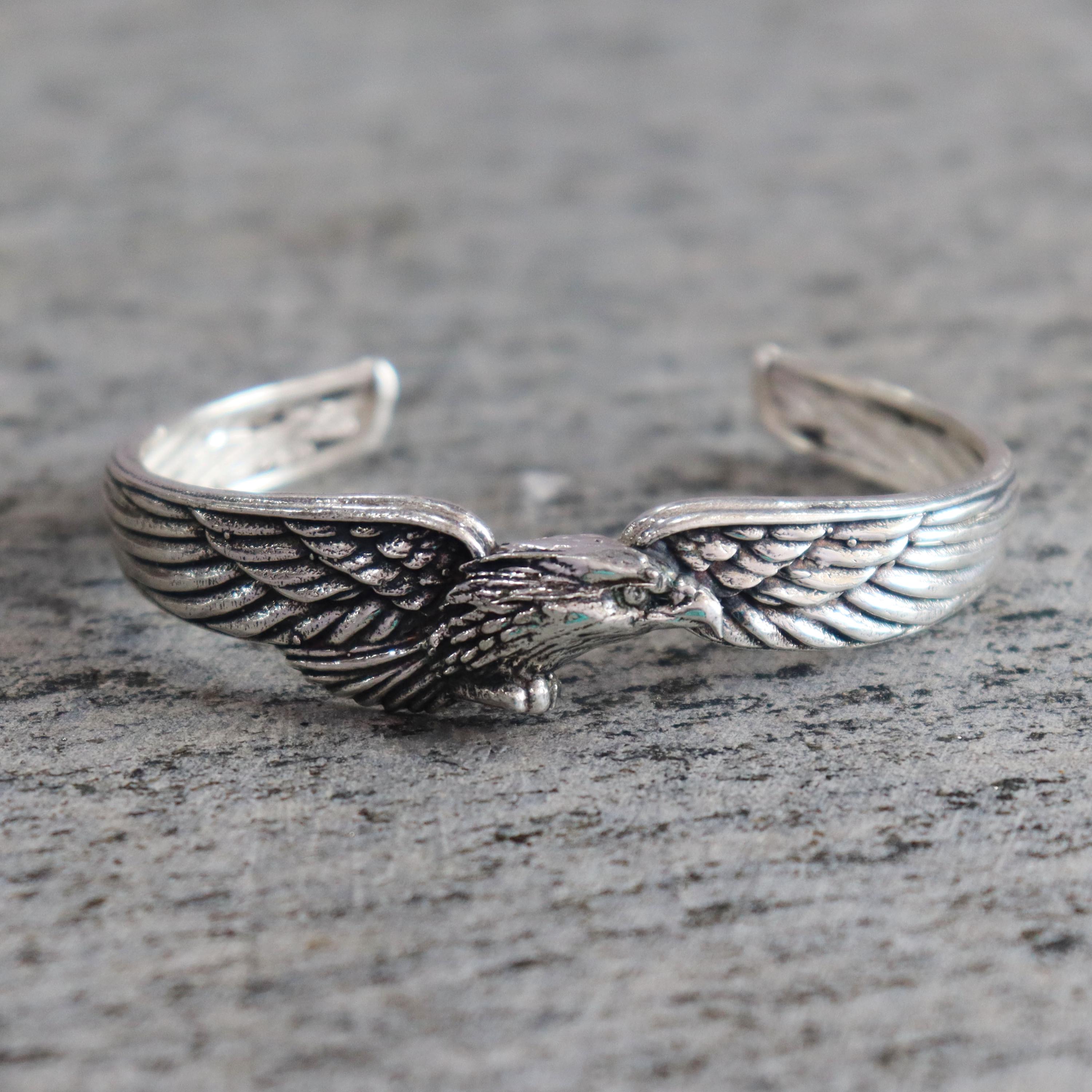Native Eagle Bangle - Etsy