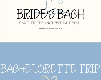 Editable Bachelorette Website Template, Canva Bach Trip Itinerary (Digital Download)