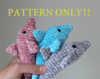 Pocket Dolphin crochet pattern