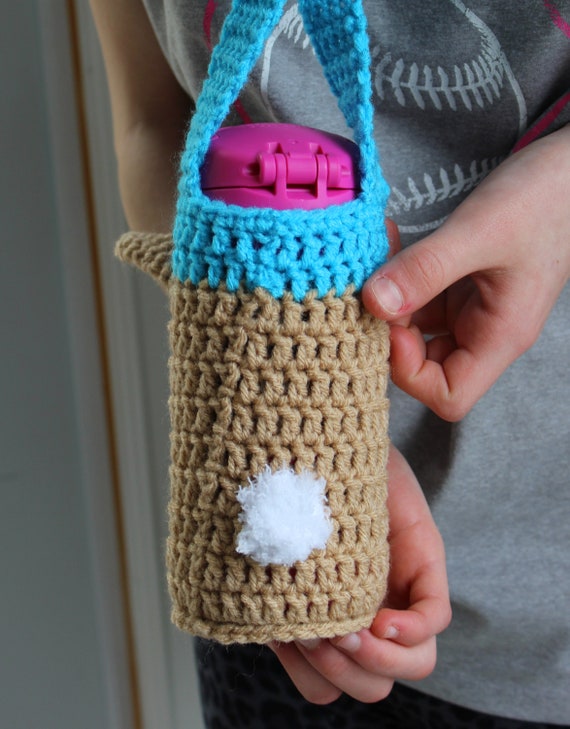 chick chick sewing: Handmade water bottle holder