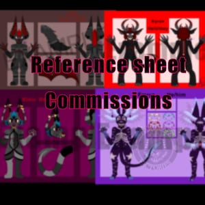 Oc refrance sheet commissions