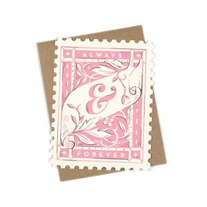 Altijd & Forever Stamp-sterven gesneden kaart