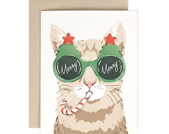 Merry Merry Cat- Urlaubskarte