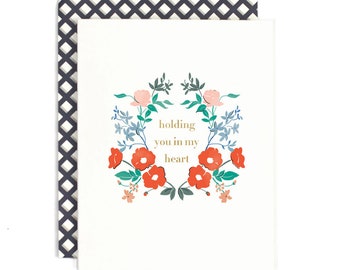 Holding You in My Heart - Thinking of You Card