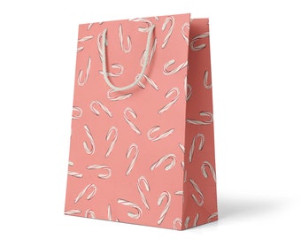 Candy Cane Gift Bag