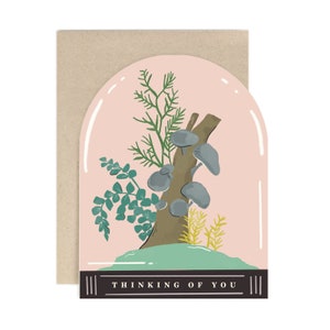 Penser à vous Terrarium - Carte de vœux