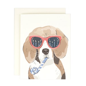 Aniversário do Beagle - Cartão de felicitações