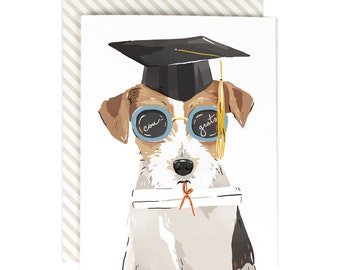 Bright Future- Graduation Dog Card