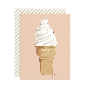 Another Year Sweeter - Birthday Card